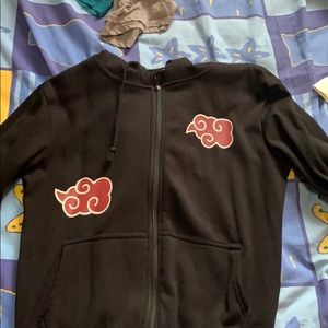 Akatsuki Black Zip-up Hoodie
